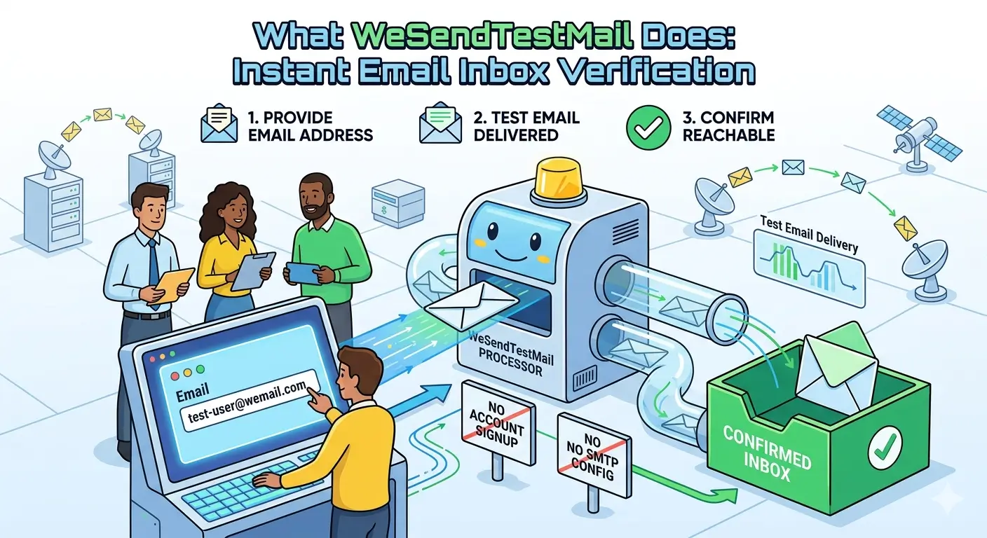 About WeSendTestMail